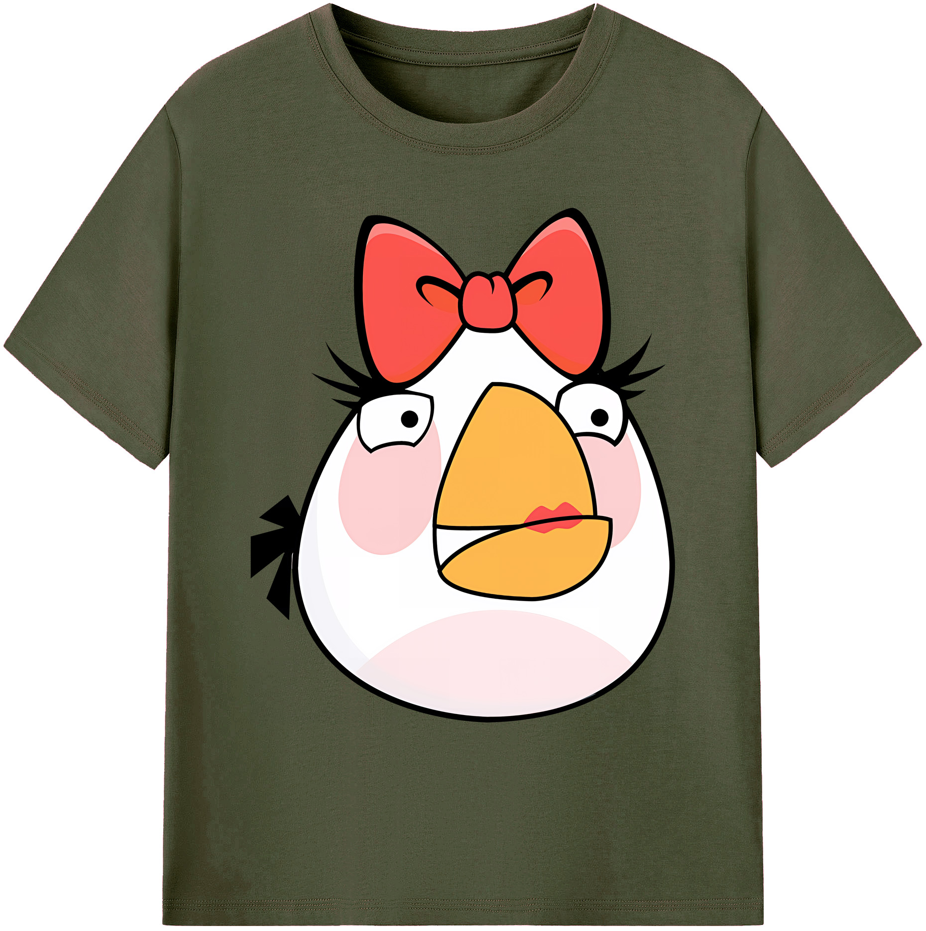 （画像用） Angry Birds アングリーバード 綿100％ メンズ半袖Tシャツ｜肌触りやわらか＆通気性